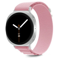Tech-Protect Nylon Stripe Strap for Samsung Galaxy Watch 40/44/46 mm - Pink