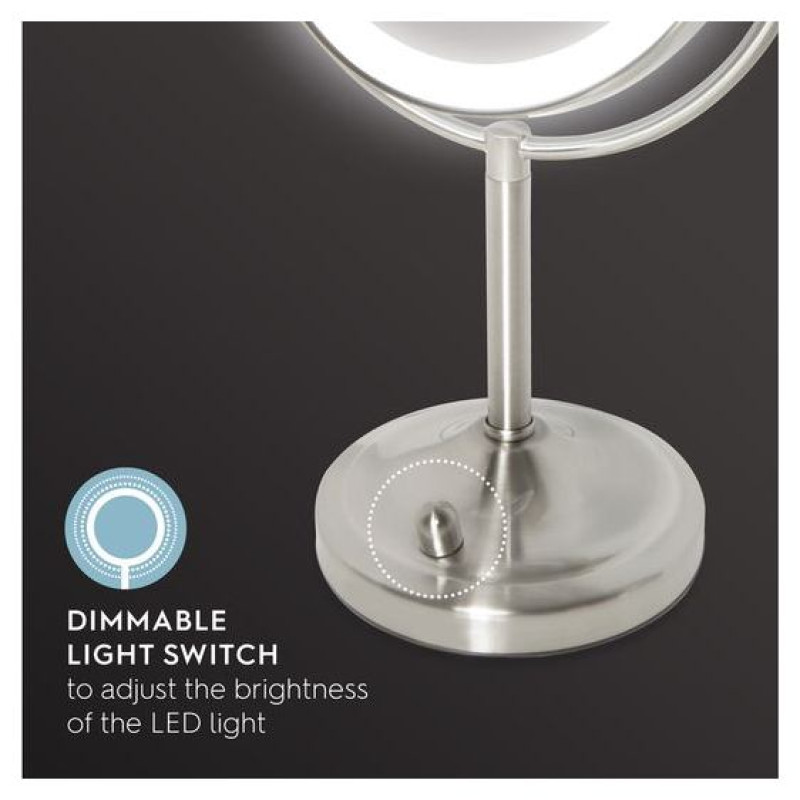 Homedics MIR-8150-EU Makeup Mirror with Led Illumination