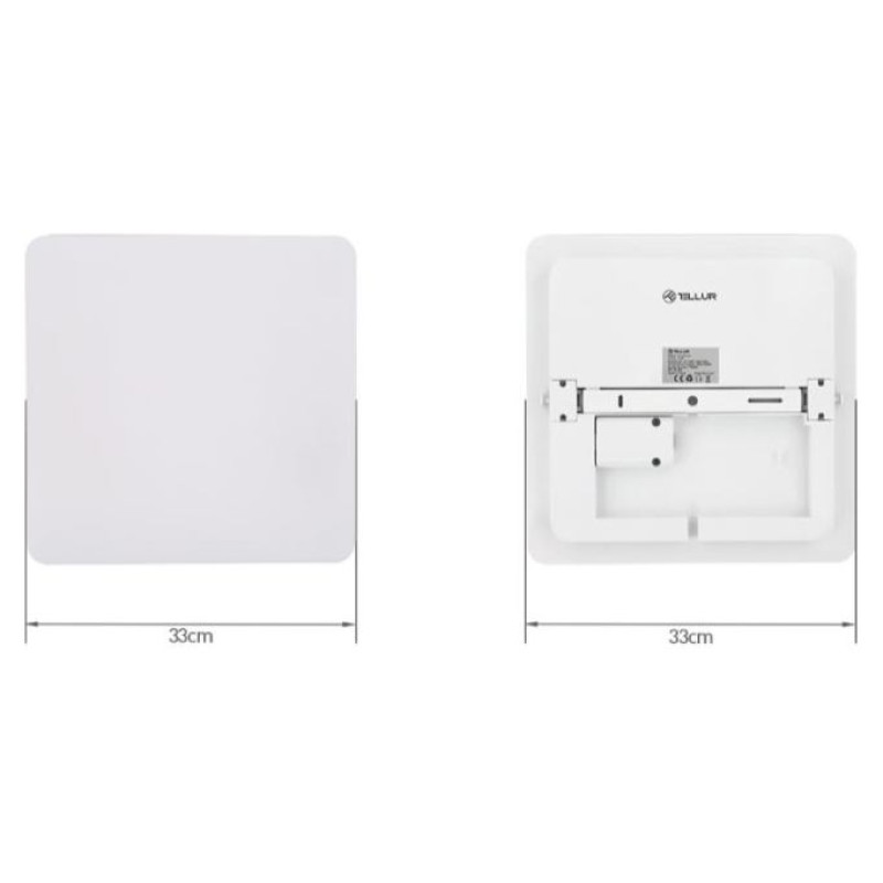 Tellur WiFi LED Ceiling Light, 24W, Square