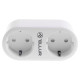 Tellur WiFi AC Dual Plug, Energy reading, 16A, 2400W