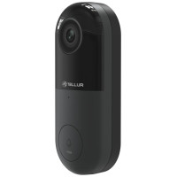 Tellur Smart WiFi Video DoorBell 1080P, PIR, Wired Black