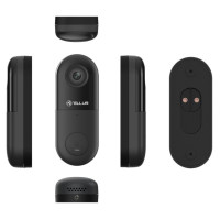 Tellur Smart WiFi Video DoorBell 1080P, PIR, Wired Black