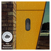 Tellur Smart WiFi Video DoorBell 1080P, PIR, Wired Black