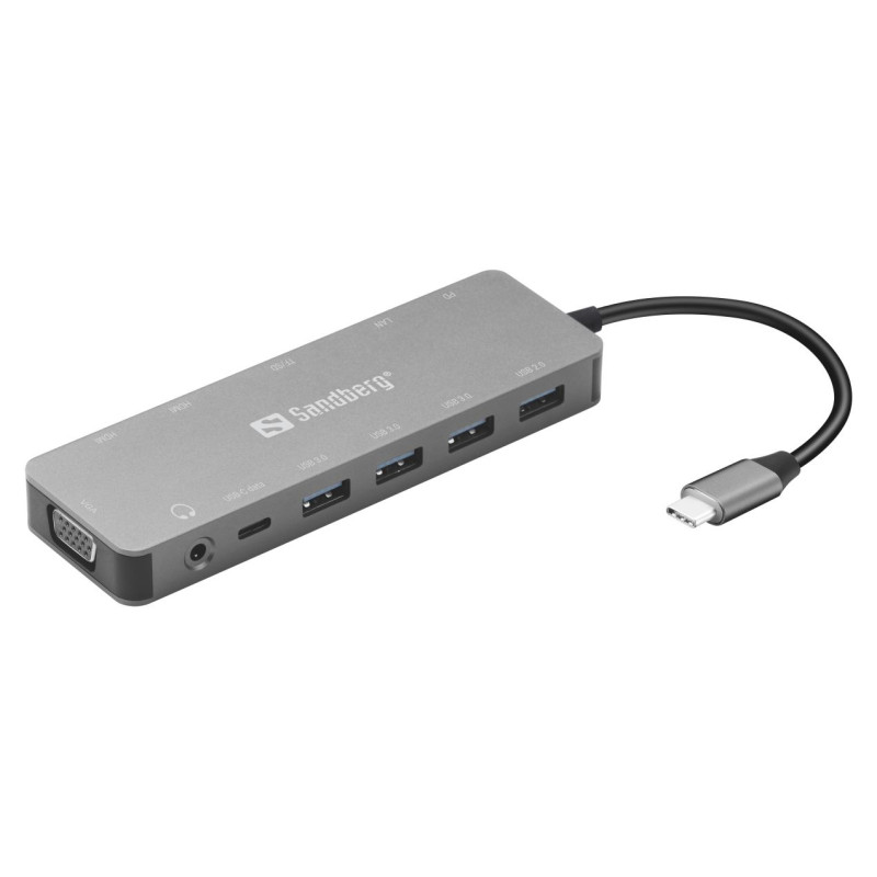 Sandberg 136-45 USB-C 13-in-1 Travel Dock