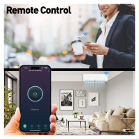 Tellur Smart WiFi Wall Plug 3600W 16A, PD20W, USB 18W, energy reading, white