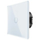 Spring One Gang, One Way Touch Switch, Glass White