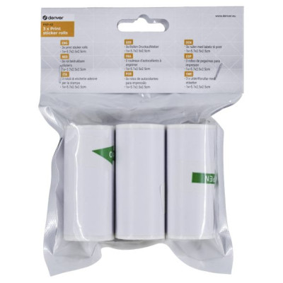 Denver PSP-43 3x Print Sticker Rolls