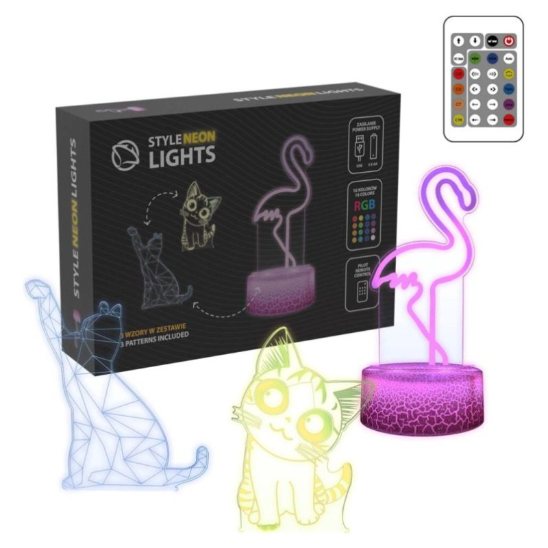 Manta SNL119RGB LED lamp Light decoration Animals RGB 3D