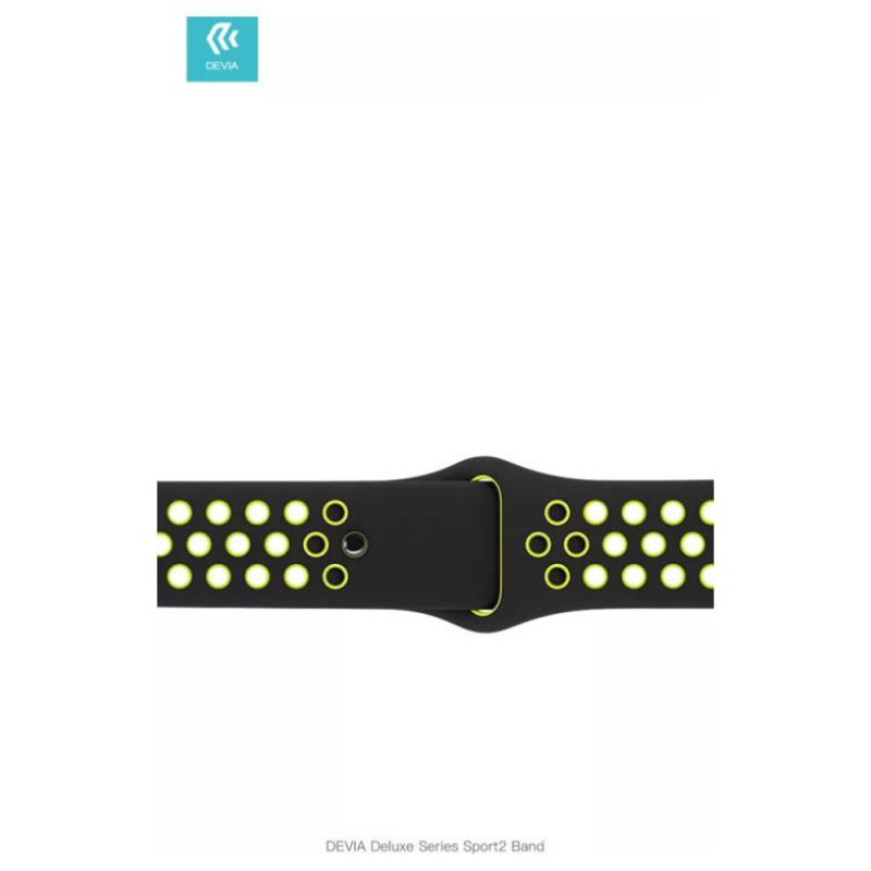 Devia Deluxe Series Sport Band for Apple Watch 4 Yellow