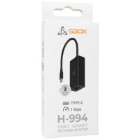 Sbox H-994 USB-C Gigabit Network Adapter