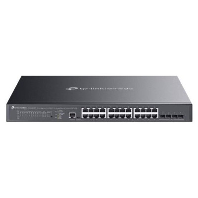 Tp-Link Switch|TP-LINK|Omada|SG3428XMPP|Rack|24x10Base-T / 100Base-TX / 1000Base-T|4xSFP+|1xConsole|1|PoE+ ports 16|500 Watts|SG3428XMPP