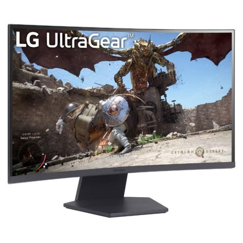 LG LCD Monitor|LG|27GS60QC-B|27"|Gaming/Curved|Panel VA|2560x1440|16:9|180 Hz|Matte|1 ms|Tilt|Colour Black|27GS60QC-B