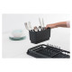 Brabantia kompakts trauku žāvētājs, dark grey - 117268