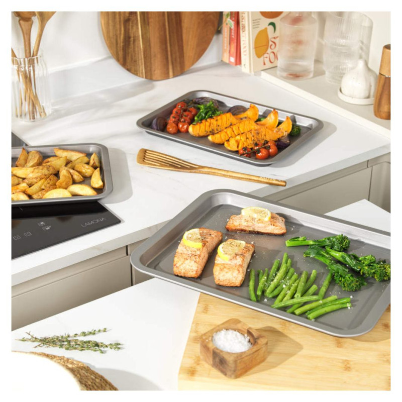 Salter BW13674 Essentials 3-Piece Baking Tray Set
