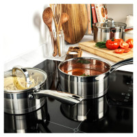 Salter BW06746EU7 Timeless Collection Stainless Steel 5 Piece Pan Set