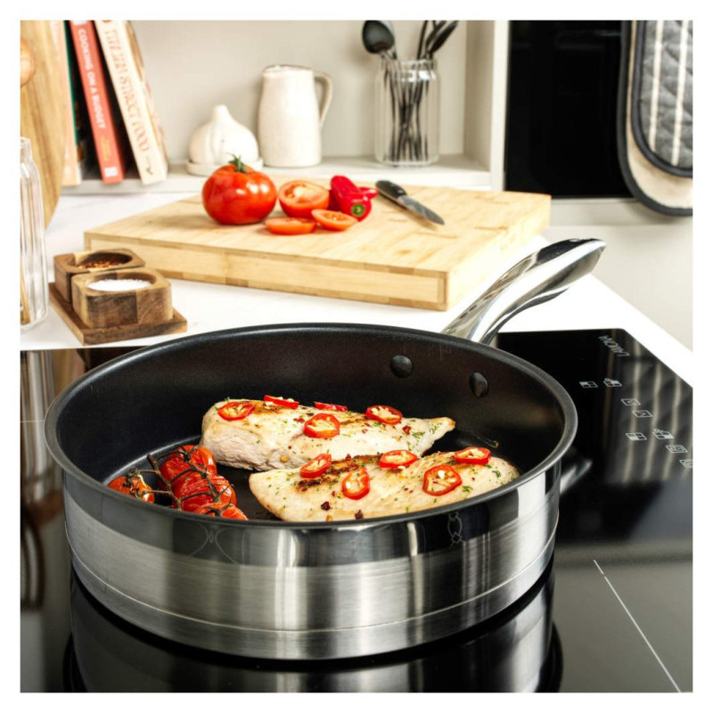 Salter BW06746EU7 Timeless Collection Stainless Steel 5 Piece Pan Set