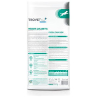 Trovet Plus Dog Adult Weight & Diabetic Chicken 3 kg