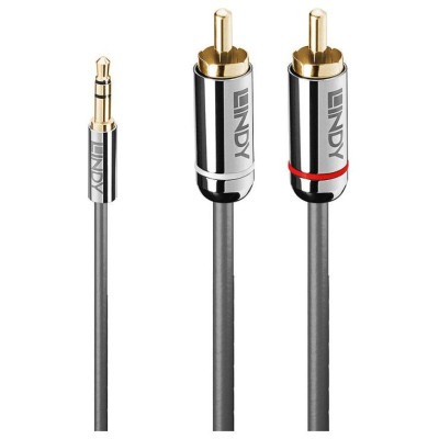 Lindy CABLE AUDIO 3.5MM TO PHONO 2M/CROMO 35334 LINDY