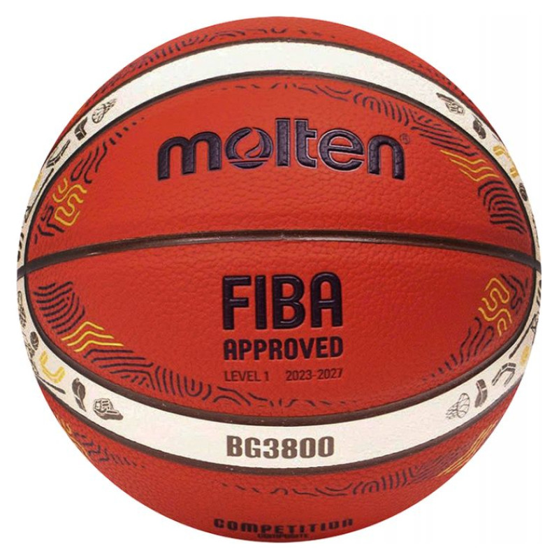 Molten Eurobaset 2025 Replica Basketball B7G3800-E5Z