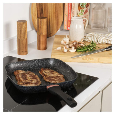 Salter BW10702BRMFOB Megastone Thermo Collar 28cm Griddle Pan
