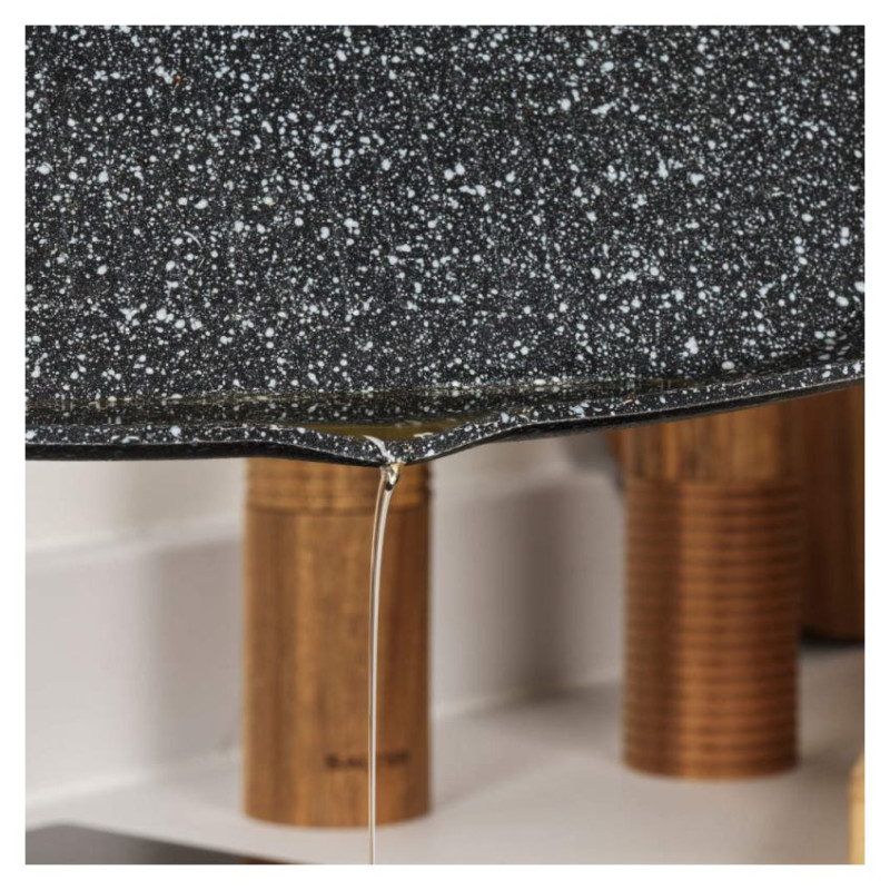 Salter BW10702BRMFOB Megastone Thermo Collar 28cm Griddle Pan