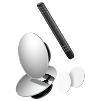 Baseus Full-view Blind-spot Mirror 2x additional car side mirror convex blind spot black (ACMDJ-01)