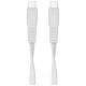 Rivacase CABLE USB-C TO USB-C 1.2M/WHITE PS6005 WT12 RIVACASE