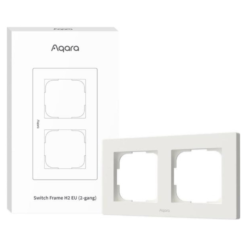 Aqara SMART SWITCH FRAME H2 (2-GANG)/WHITE FE-X01D-W AQARA
