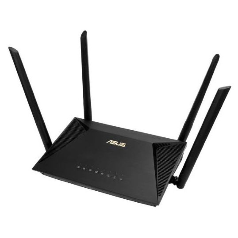Asus Wireless Router|ASUS|Wireless Router|1800 Mbps|Wi-Fi 6|USB|1 WAN|3x10/100/1000M|Number of antennas 4|RT-AX53U