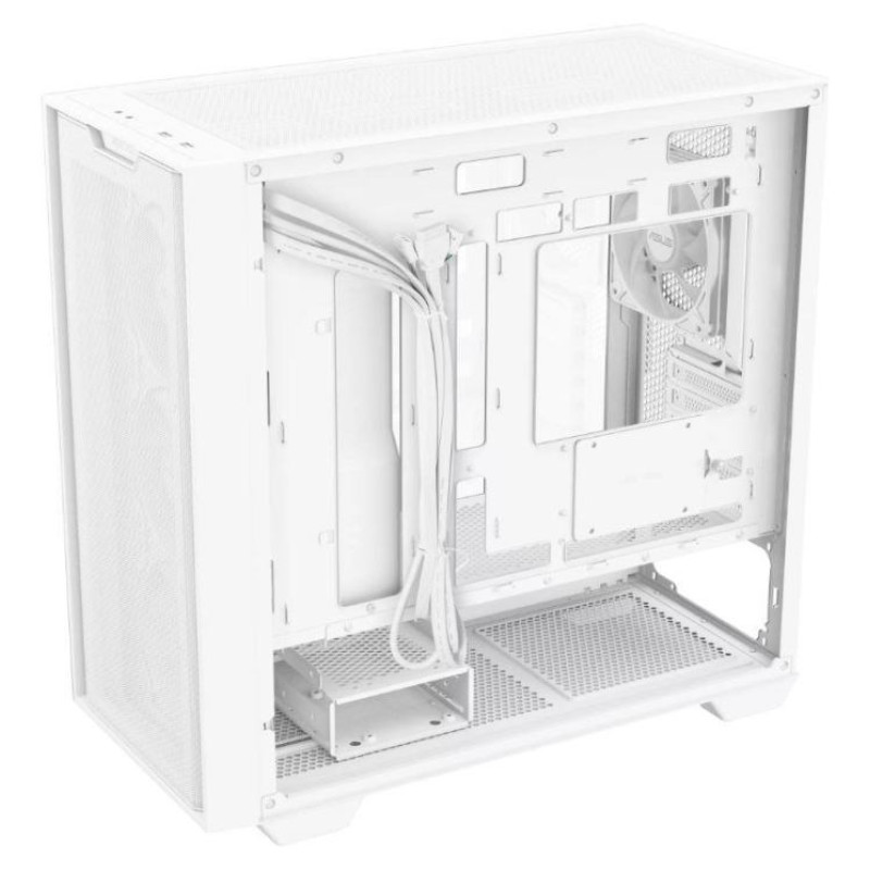 Asus Case|ASUS|A21 PLUS|MidiTower|Case product features Transparent panel|Not included|MicroATX|MiniITX|Colour White|A21PLUSTGARGBWHITE