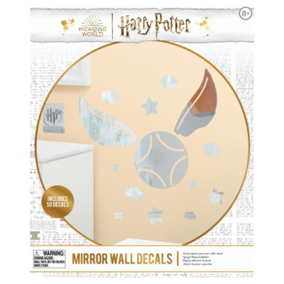 Paladone Harry Potter Golden Snitch Mirror Wall Decals