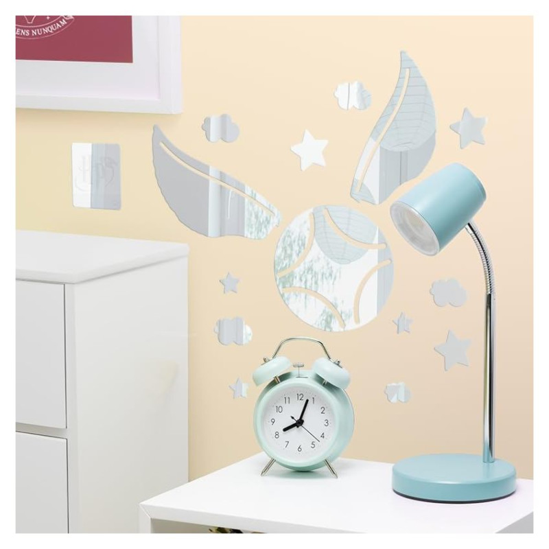 Paladone Harry Potter Golden Snitch Mirror Wall Decals