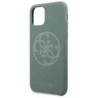 Guess GUHCN58LS4GKA iPhone 11 Pro khaki hard case Silicone 4G Tone On Tone