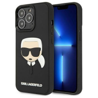 Karl Lagerfeld KLHCP13LKH3DBK iPhone 13 Pro / 13 6,1" czarny/black hardcase 3D Rubber Karl`s Head
