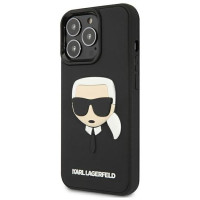 Karl Lagerfeld KLHCP13LKH3DBK iPhone 13 Pro / 13 6,1" czarny/black hardcase 3D Rubber Karl`s Head