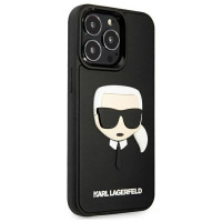 Karl Lagerfeld KLHCP13LKH3DBK iPhone 13 Pro / 13 6,1" czarny/black hardcase 3D Rubber Karl`s Head