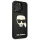 Karl Lagerfeld KLHCP13LKH3DBK iPhone 13 Pro / 13 6,1" czarny/black hardcase 3D Rubber Karl`s Head