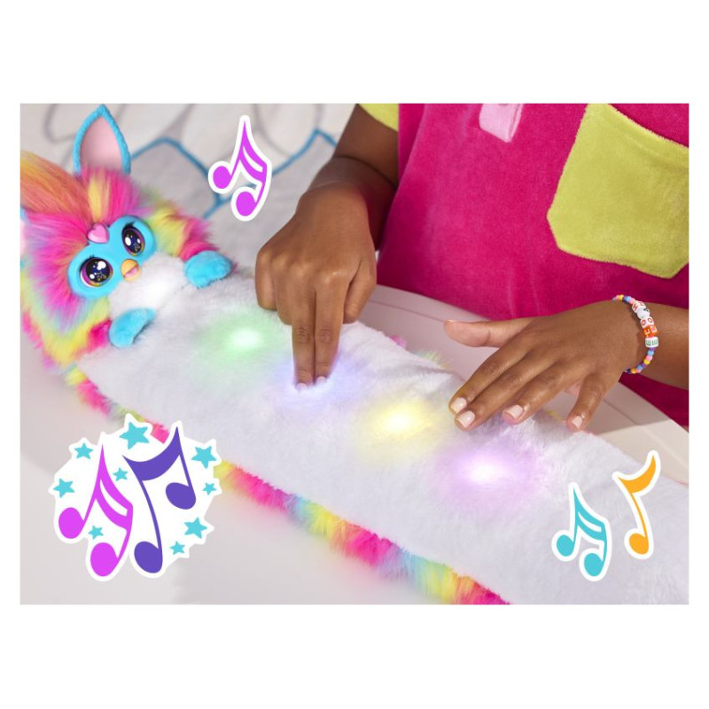 Furby interaktīvā rotaļlieta Dj Furby Rainbow