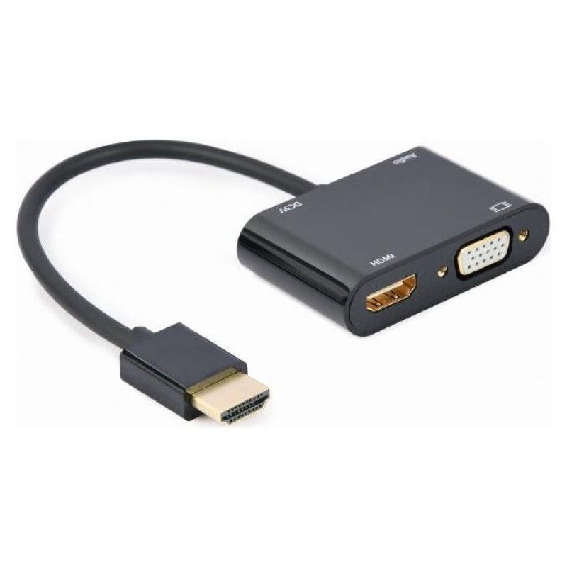 Gembird I/O ADAPTER HDMI TO HDMI/VGA/A-HDMIM-HDMIFVGAF-01 GEMBIRD