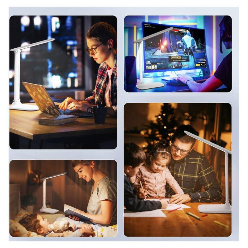 Hawk HW-LAMP01 Desk Lamp White