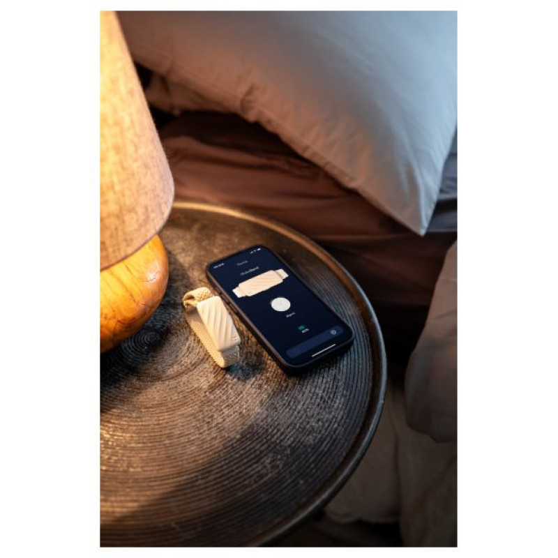 Homedics SS-WB100CE-WW, WakeBand, Your Silent Alarm, Cream