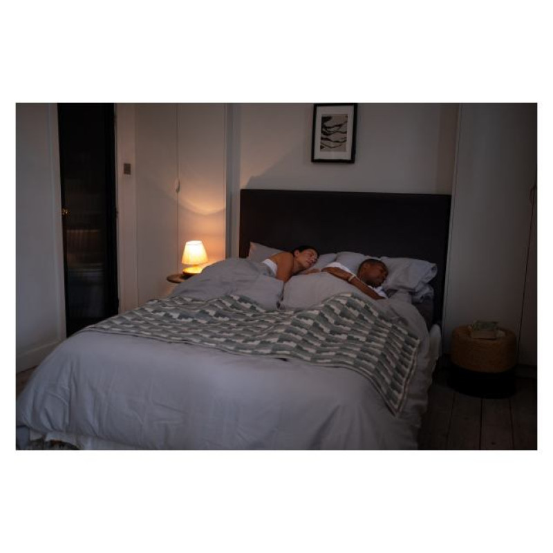 Homedics SS-WB100CE-WW, WakeBand, Your Silent Alarm, Cream