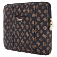 Guess Sleeve Peony Pocket Triangle 14" Laptop Bag - Black