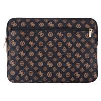 Guess Sleeve Peony Pocket Triangle 14" Laptop Bag - Black