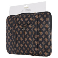 Guess Sleeve Peony Pocket Triangle 14" Laptop Bag - Black