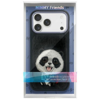Nimmy Big Eyed Pet 2.0 Panda Case for iPhone 17 Pro Max - Black