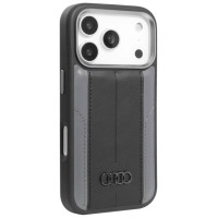Audi A6 Synthetic Leather MagSafe Case for iPhone 17 Pro - Black