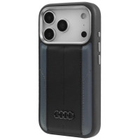 Audi A6 Synthetic Leather MagSafe Case for iPhone 17 Pro - Black