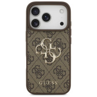 Guess 4G Big Logo Case for iPhone 17 Pro - Brown