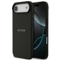 Guess Grained Ring MagSafe case for iPhone 17 Air - black